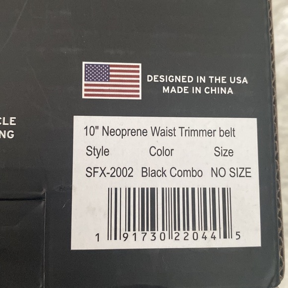 SaunaFX Unisex Slimming Neoprene Sauna Belt with Microban Antimicrobial - Picture 6 of 8